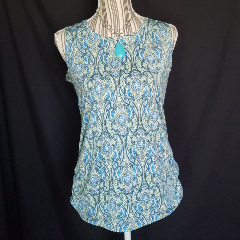 Sleeveless Print Top - Medium